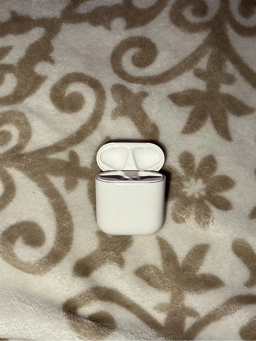 Apple White Earbud Headphones with Charging Case